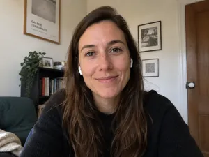 Nina Alvarez on a video call